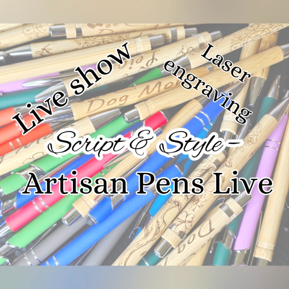 Live Show Listing For Personalized & Artisan Pens